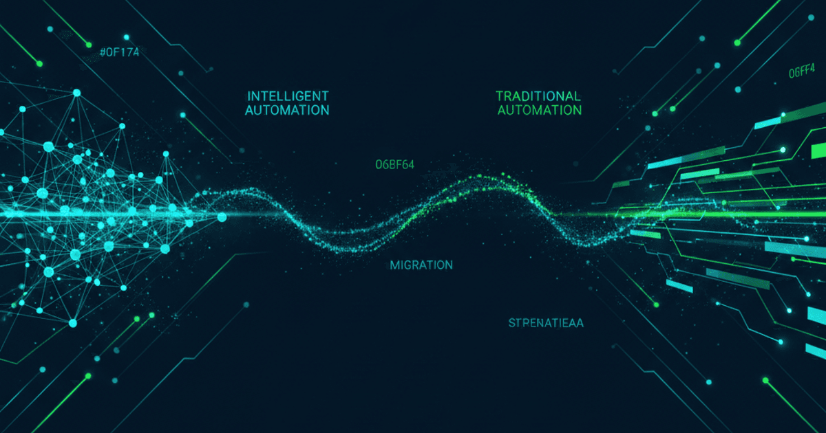 Intelligent Automation vs. Traditional: 5 Differences That Will Define 2026 and How to Migrate